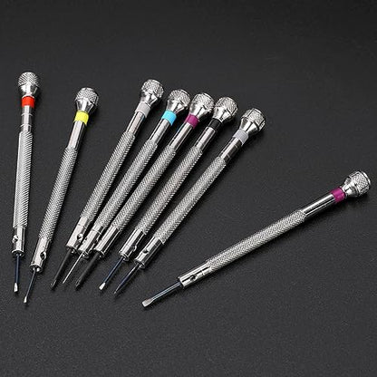 Professional 8-Piece Micro Precision Screwdriver Set with 2 Tweezers for Electronics, Jewelry, and Watch Repair