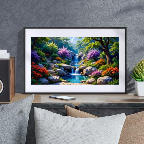 YOYA Large Diamond Art Kits for Adults, Landscape 5D Diamond Painting - color: Waterfall 509