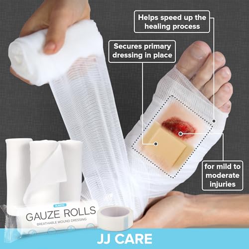 Gauze Rolls - 192 Individually Wrapped Rolls - 4 inches x 4.1 Yards - Bandage Gauze Rolls
