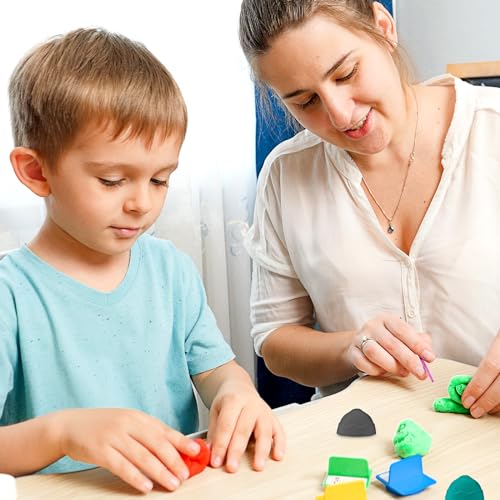 Poen 360 Pcs Air Dry Clay 24 Colors with Tools, Modeling Clay for Kids