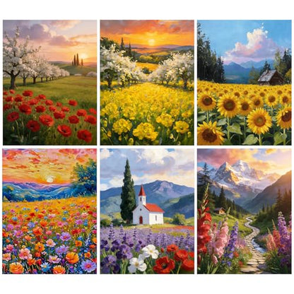 DOTSOPS 5D Landscape Diamond Painting Kits for Adults Diamond Art Kits - color: landscape l