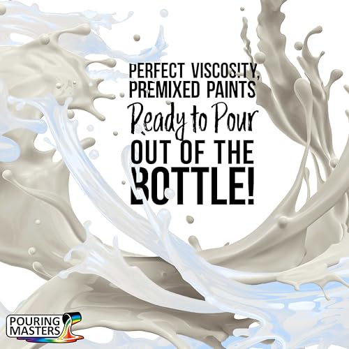 Pouring Masters Blue Interference Pearl 8-oz Acrylic Pouring Paint - color: Blue, size: 8 Fl Oz (Pack of 1)