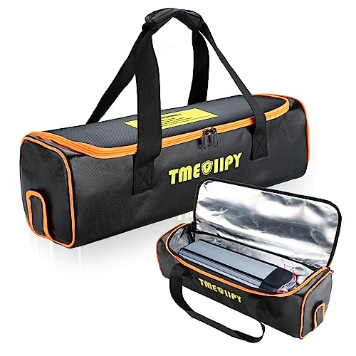 TMEOIIPY Ebike Battery Bag, Fireproof Large Capacity for Charging - style: 1 Pcs