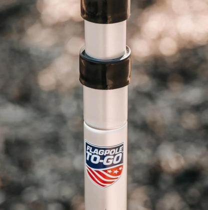 Telescoping Aluminum Portable Flagpole - style: 20 FT
