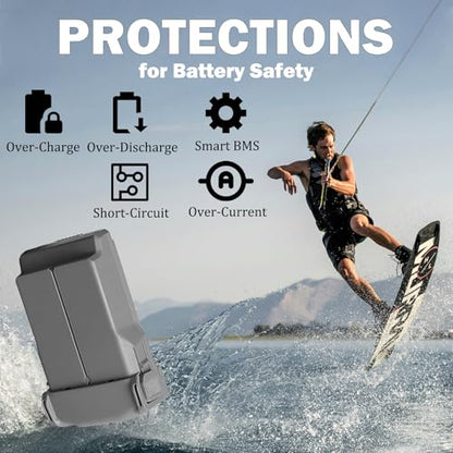2 Pack Intelligent Flight Battery Plus for DJI Mini 5 Pro 5000mAh-7.16V Max.52 Mins Extended Fly Time for DJI BWXNN5-4680-7.16 Replacement - color: 2 Pack