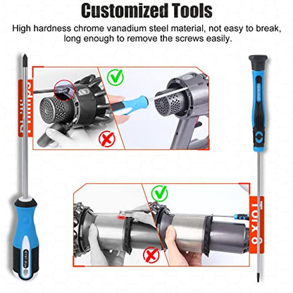 Customized Screwdriver for Dyson V6 V7 V8 V10 V11 V12 V15 Vacuum Cleaner - color: Kit 2
