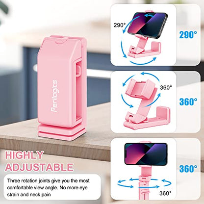 Perilogics Airplane Phone Holder Mount, Plane Travel Essentials, Pink - color: Pink