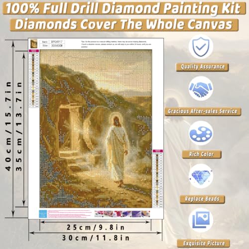 Christian Diamond Art Kits for Adults Cute Diamond Painting Kit Beginner - color: DP04917