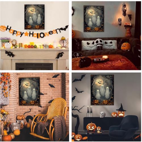 SUJINMEI Ghosts Paint by Numbers Kit for Adults Without Frame 16X20 inch - color: MT23072-US