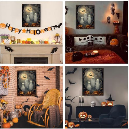 SUJINMEI Ghosts Paint by Numbers Kit for Adults Without Frame 16X20 inch - color: MT23072-US
