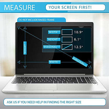 Anti-Glare and Anti Finger Print Screen Protector (3 Pack) for 12.5 Inches Laptop - color: 12.5" Screen Protector