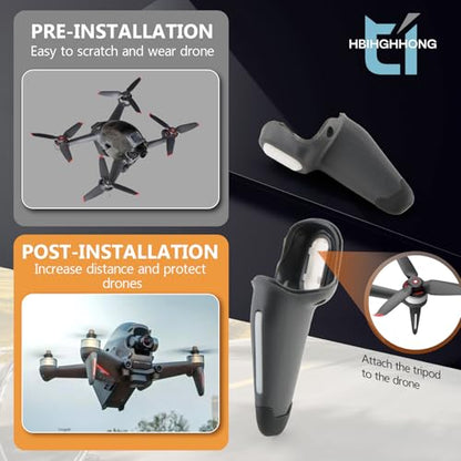 for DJI FPV Landing Gear Left Front Drone Accessories for DJI FPV Combo Bracket Landing Legs Protector Rear Bracket Accessories with Repair Tool（Left Front）