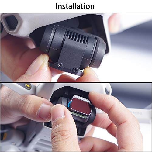 Skyreat ND Filters Set for DJI Mavic Mini 4K/Mini 2 /Mini SE Accessories,6 Pack-(CPL, UV, ND8, ND16, ND32, ND64)