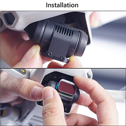 Skyreat ND Filters Set for DJI Mavic Mini 4K/Mini 2 /Mini SE Accessories,6 Pack-(CPL, UV, ND8, ND16, ND32, ND64)