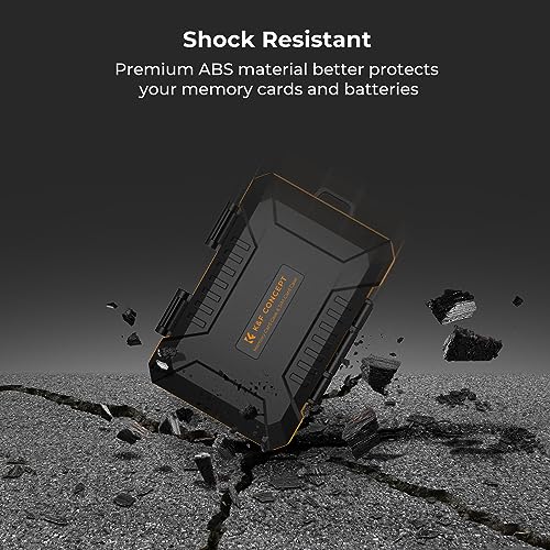 K&F CONCEPT 29 Slot Memory Card Case, Carrying Case for SD, CF, CFexpress - size: For 4 SD+4 CF+12 Micro SD(TF)+5 SIM
