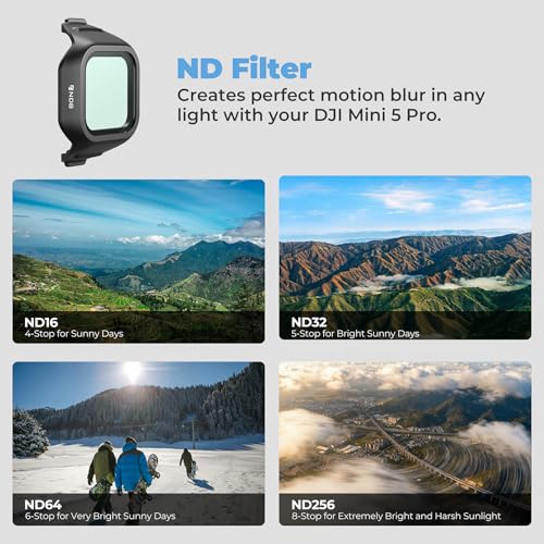 Freewell ND64 Filter for DJI Mini 5 Pro - style: ND64
