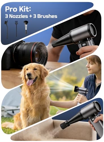130000RPM Compressed Air Duster,Rechargerble with Brushless Motor