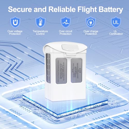 Fantasyo Phantom 4 Battery,5870mAh Intelligent Flight Battery 1 Pack, Compatible with DJI Phantom 4 Pro/Phantom 4 Pro V2.0 / Phantom 4 RTK/Phantom 4 Advanced Series Drone