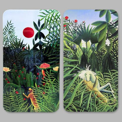 qianshan 40Pcs Empty Half Pans Watercolor Tin Palette with Magnetic Stripe - color: Jungle
