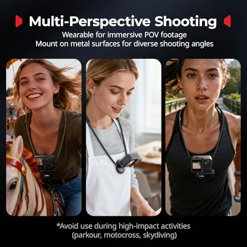 SMALLRIG Quick-Release Action Camera Magnetic Neck Mount with Chest Strap - style: for Action Camera (Magnetic)