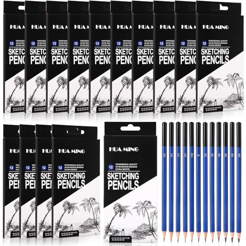 Humyoun 120 Pcs Graphite Sketch Pencils, Drawing Pencils Set 8B-5H