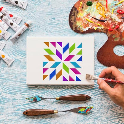 Barn Quilt Stencils 6inch Quilt Block Stencil - style: Barn Quilt