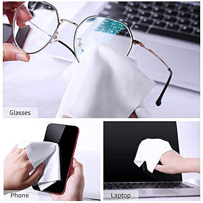 K&F Concept Microfibers Cleaning Cloths 30 Pack Individually Vacuum Wapped for Camera Lens/iPhone/Computer/iPad/LED Screen