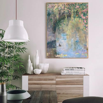 VIGEGU Pond Paint by Numbers Kit for Adults Beginner16x20 Inch - color: MT6145