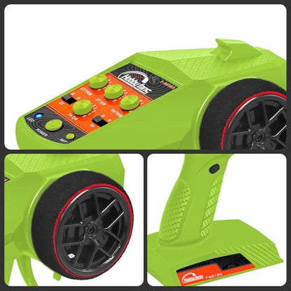 RC Remote Control 4CH 2.4G Transmitter with Receiver and Lanyard for RC Car Crawler Boat, Green - color: Green