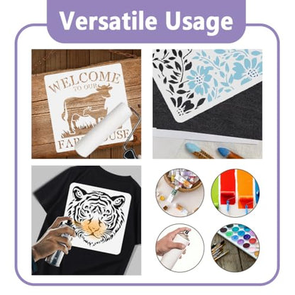 Jellyfish Stencil, Ocean Animal Reusable Painting Template - style: Jellyfish