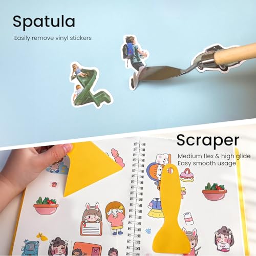 SHARKOOO 35 PCS Weeding Tools for Vinyl, Precision Craft Tools Set for Weeding Vinyl, Scrapbook Supplies Includes All Basics for Weeding, Scrapbooking, DIY Art - size: 35PCS
