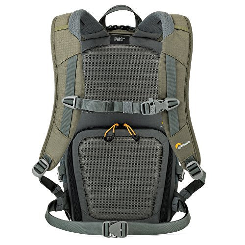 Lowepro LP37014-PWW, Flipside Trek BP 250 AW Backpack for Camera with ActiveZone Suspension System, Tablet Compartment, Grey/Dark Green - size: BP 250
