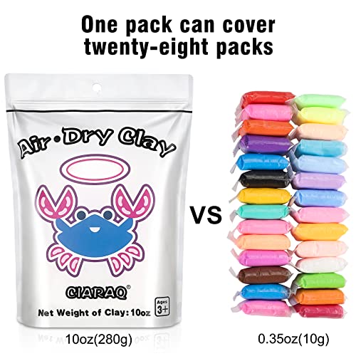 CiaraQ Air Dry Clay Kit – White Modeling Clay - color: 1 Color (White)