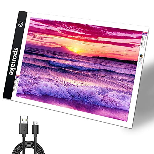 A4 Light Pad for Diamond Painting, Diamond Art Light Board, USB Powered - size: A4