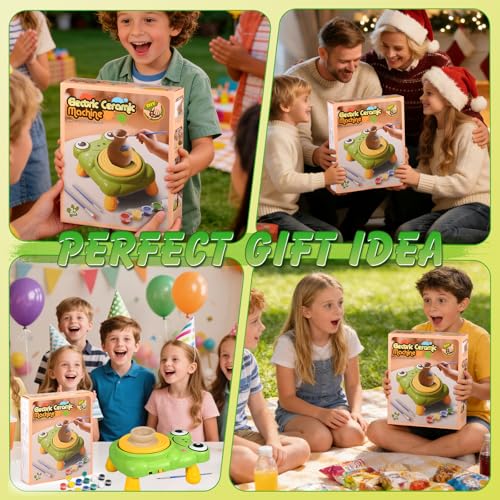 Pottery Wheel for Kids Complete Pottery Painting Kit Arts & Crafts for Kids