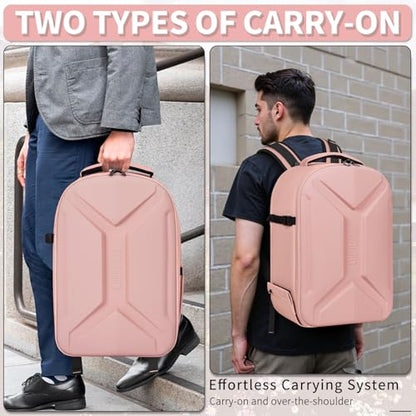 TORIBIO Large Hardshell Camera Backpack DSLR/SLR/Mirrorless Photography Bag - color: Pink