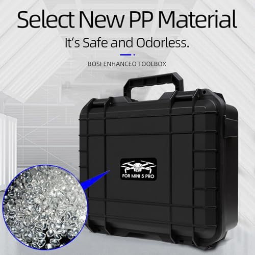 Mini 5 Pro Hard Carrying Case, Portable Travel Storage Case for DJI Mini 5 Pro Accessories for RC 2/RC-N3 Controller
