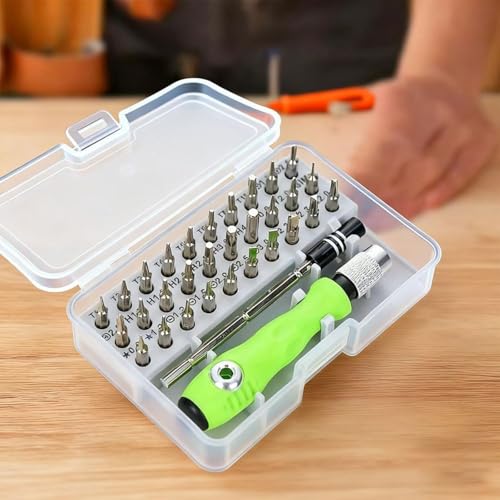 32-in-1 Multi-Function Screwdriver Set, Portable Household Repair Toolkit, Suitable for Phones, Watches, Laptops and Game Consoles