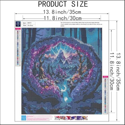 Diamond Painting Kits for Adults,Crystal Forest Landscape Diamond Art Kits - color: SH072