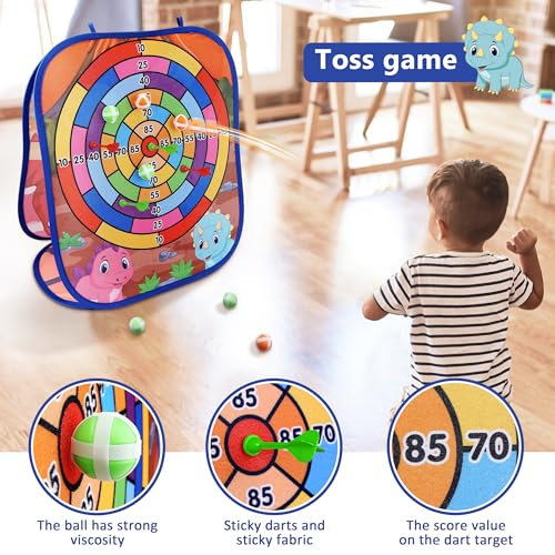 Animal Bean Bag Toss Game Toy Outdoor Toss Game - color: Dinosaur