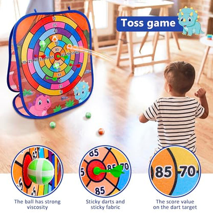Animal Bean Bag Toss Game Toy Outdoor Toss Game - color: Dinosaur