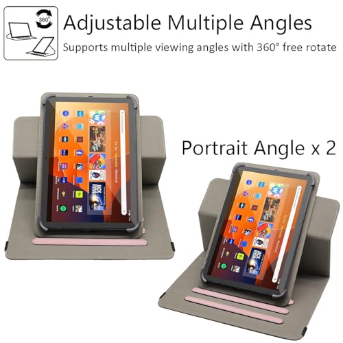 Universal 10 10.1 11 Inch Android Tablet Case Cover for 9.6-11 Inch Tablet - color: Pink