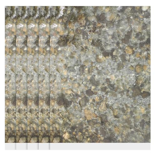 5Pcs 11.8 X 8.7 Artificial Water Wave Effect Stickers, DIY Ripple Water Effect Sheet, Fake River Scenery Effect Stream Pattern Sticker for Lake Scene Home Sand Table Model Decoration