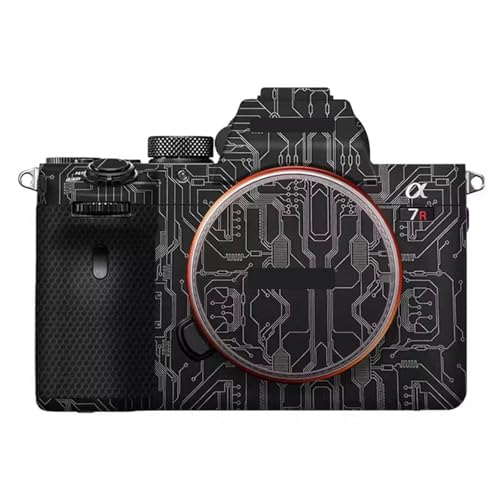 Anti-Scratch Camera Skin Wrap Sticker Coat Vinly Protective Film Body Protector Decals Cover for Sony A7II A7RII A7SII A7M2(Circuit Titanium) - color: Circuit Titanium