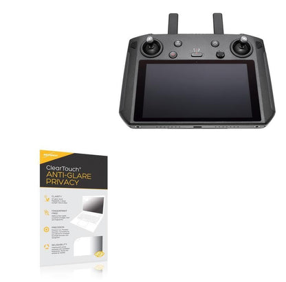 BoxWave Screen Protector Compatible with DJI Smart Controller - ClearTouch Anti-Glare Privacy (2-Pack), Privacy Screen Protector Flexible Film Anti-Glare