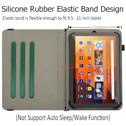 Universal 10 10.1 11 Inch Android Tablet Case Cover for 9.6-11 Inch Tablet - color: Emerald Green