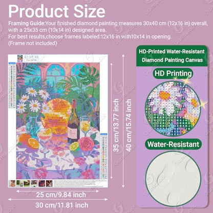 Gamteldot Disco Diamond Art Kits for Adults,DIY Restaurant Diamond Art - color: Disco
