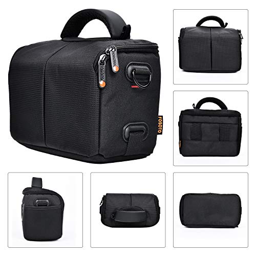 Waterproof Crossbody Camera Bag for Canon Nikon Sony DSLR Mirrorless Camera