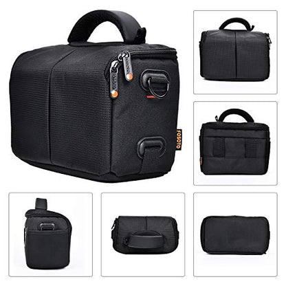Waterproof Crossbody Camera Bag for Canon Nikon Sony DSLR Mirrorless Camera