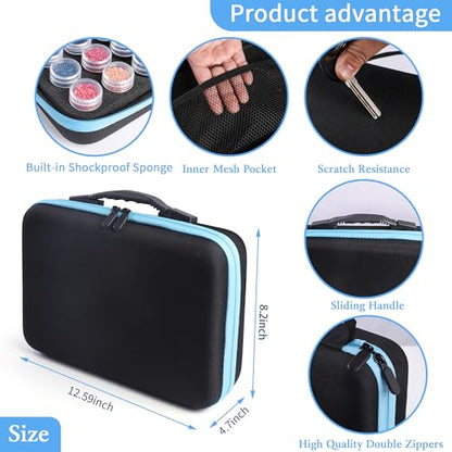 LYMUSUMI Diamond Art Storage Containers 120 Slots Diamond Painting Tools - color: Blue-120 Slots